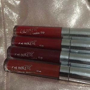 🦄🦄2/25 Colourpop Reds Bundle of Liquid Lipstick